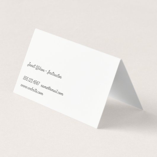 Meditatie Visitekaartje (Achterkant)