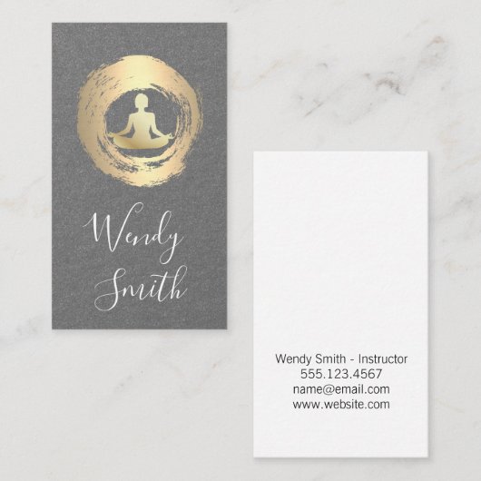 Meditatie Visitekaartje (Voorkant / Achterkant)