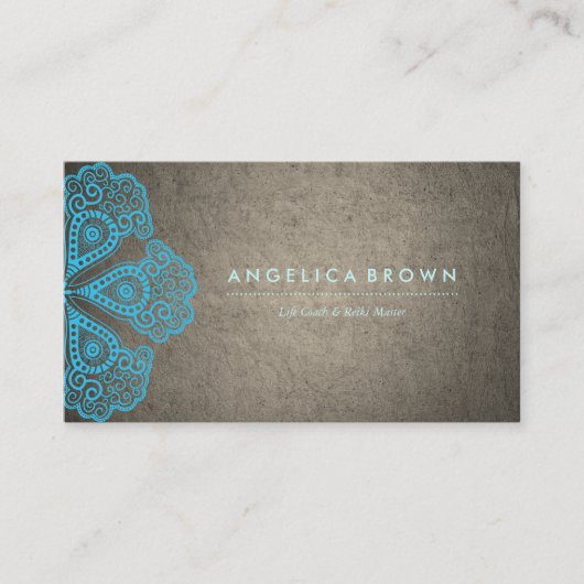 Meditatie Visitekaartje voor docent en levenscoach (Voorkant)