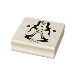 Meditatie-vreemdeling Rubberstempel