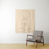 Meditatie. Wandkleed (In situ)