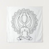 Meditatie. Wandkleed (Voorkant)