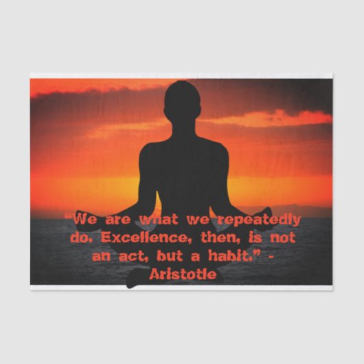 Meditatie-weefselpapier Tissuepapier (Voorkant)