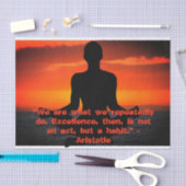 Meditatie-weefselpapier Tissuepapier (Craft)