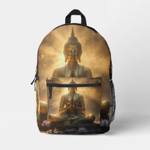 MEDITATIE - YOGA - CARPE DIEM BEDRUKTE RUGZAK