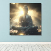MEDITATIE - YOGA - CARPE DIEM CANVAS AFDRUK (Insitu (Houten vloer))