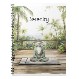 Meditatie Yoga Houding Sereniteit Boeddha Notitieboek