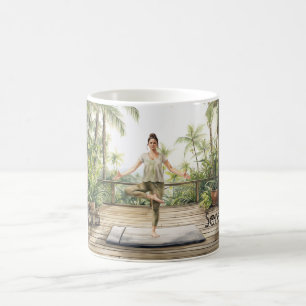 Meditatie Yoga Houding Sereniteit Koffiemok