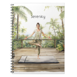 Meditatie Yoga Houding Sereniteit Notitieboek
