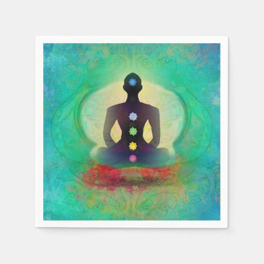 Meditatie Yoga servet (Voorkant)