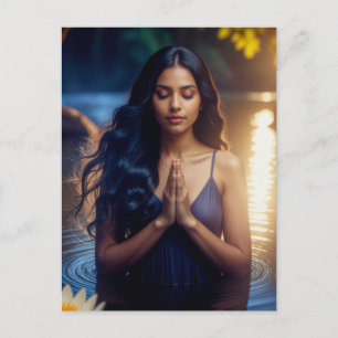 MEDITATIE - YOGA - WELZIJN - CARPE DIEM BRIEFKAART