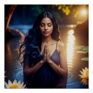 MEDITATIE - YOGA - WELZIJN - CARPE DIEM PERFECT POSTER