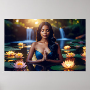 MEDITATIE - YOGA - WELZIJN - CARPE DIEM POSTER