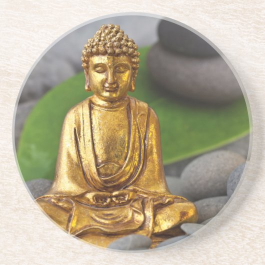 Meditatie Zandsteen Onderzetter (Voorkant)