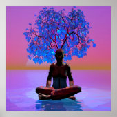 Meditatieboom Poster (Voorkant)
