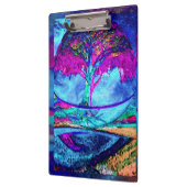 Meditatieboom van het leven in Paars Klembord (Links)