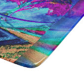 Meditatieboom van het leven in Paars Snijplank (Hoek)