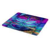 Meditatieboom van het leven in Paars Snijplank (Hoek)