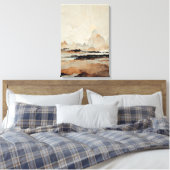 Meditatief landschapsschilderij "The Blight Earth" Canvas Afdruk (Insitu (Slaapkamer))