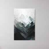 Meditatief landschapsschilderij "Tranquil Cay". Bl Canvas Afdruk (Voorkant)