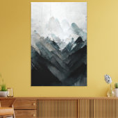 Meditatief landschapsschilderij "Tranquil Cay". Bl Canvas Afdruk (Insitu (Woonkamer))