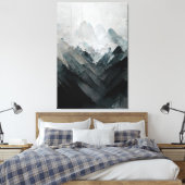 Meditatief landschapsschilderij "Tranquil Cay". Bl Canvas Afdruk (Insitu (Slaapkamer))