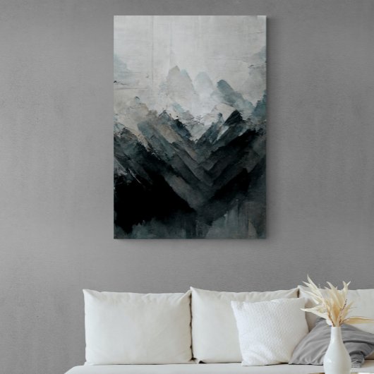 Meditatief landschapsschilderij "Tranquil Cay". Bl Canvas Afdruk