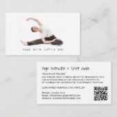 Meditatief portret, Yoga Instructor Visitekaartje (Voorkant / Achterkant)