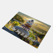 Meditatief verheffen deurmat (Schuin)