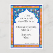 Meditatiekaart om de geest te voeden briefkaart (Voorkant)