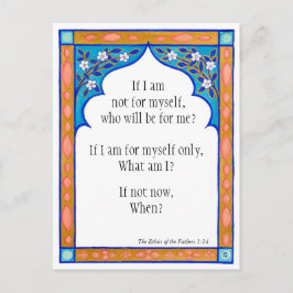 Meditatiekaart om de geest te voeden briefkaart