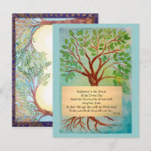 Meditatiekaart voor ouder worden briefkaart (Voorkant / Achterkant)