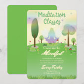 Meditatieklassen Kaart (Voorkant / Achterkant)