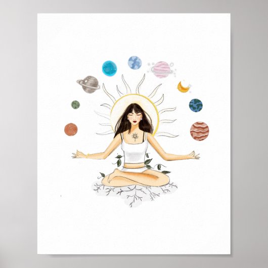 Meditatiekunst Poster (Voorkant)
