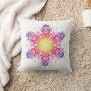 Meditatiekussen   mandala   metatron kussen