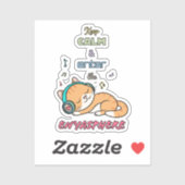 meditatiemodus | sticker (Vel)