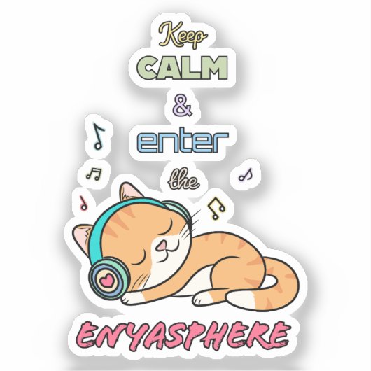 meditatiemodus | sticker (Voorkant)