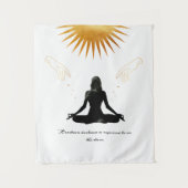 meditatiequote wandkleed (Voorkant)