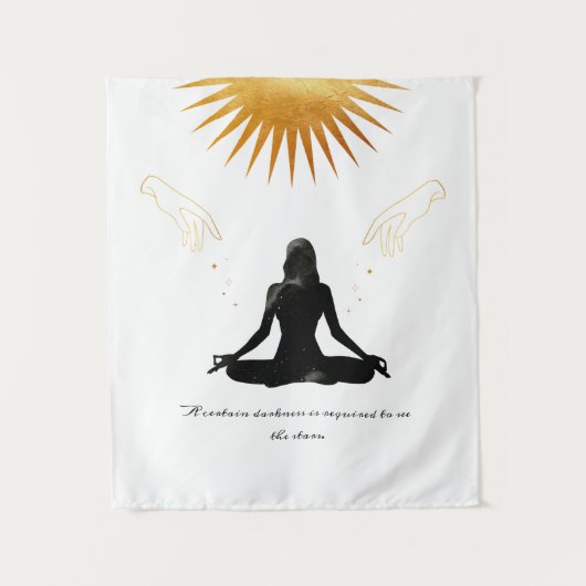 meditatiequote wandkleed (Voorkant)