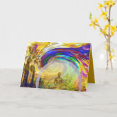 Meditaties en kleuren_ kaart (Gele Bloem)