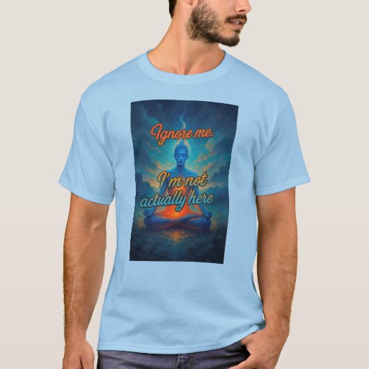 Meditaties en overpeinzingen - Zen Vreedzaam T-shi T-shirt (Voorkant)