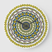 Meditatietijd Mandala klok (Voorkant)