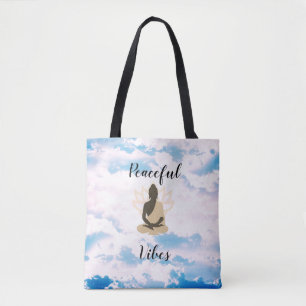 Meditatieve Boeddha Peaceful Vibes Tote Bag
