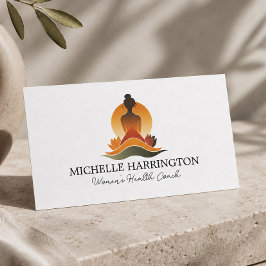 Meditatieve Grace Life Coach Vrouwen Gezondheidszo Visitekaartje