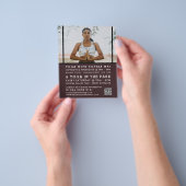 Meditatieve houding, Yoga Class Adverteren Flyer (Hand)