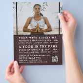 Meditatieve houding, Yoga Class Adverteren Flyer (Hand)
