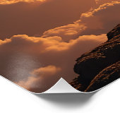 Meditatieve kosmische energie perfect poster (Hoek)