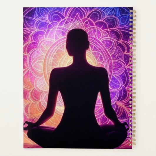 meditatieve Mandala-spiraal Planner (Achterkant)