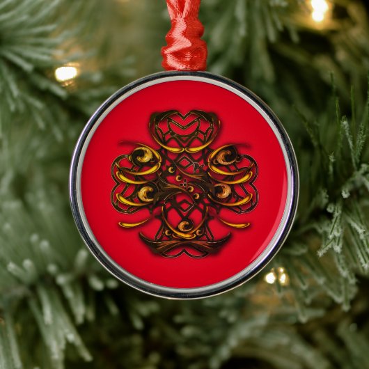 "Meditatieve poëzie", Metalen Ornament (Boom)