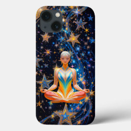 Meditatieve Vrouw – Mystiek Galaxy ontwerp Case-Mate iPhone Case